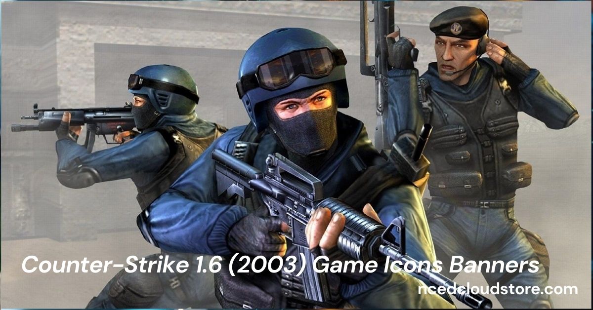 Counter-Strike 1.6 (2003) Game Icons Banners